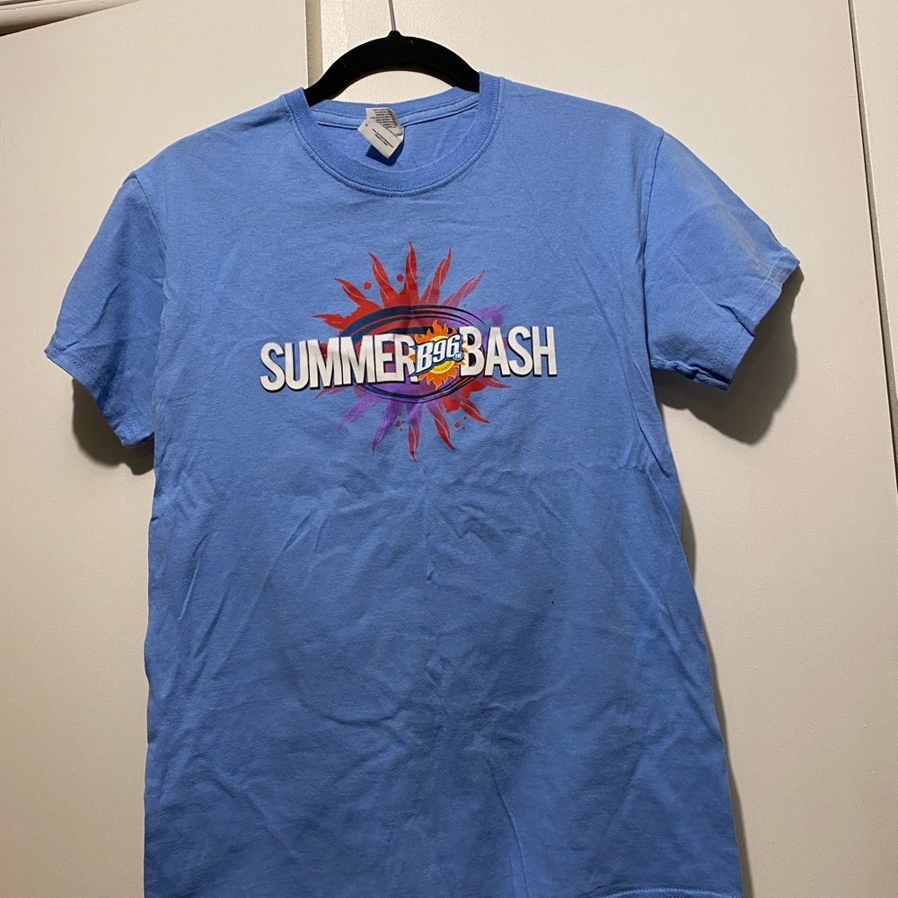 Gildan Light Blue Summer Bash Tee